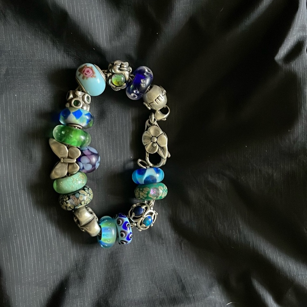 Troll bead bracelet